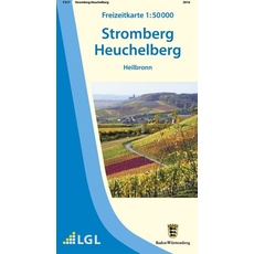 Freizeitkarte Stromberg Heuchelberg / Heilbronn 1 : 50 000