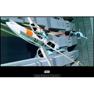 KOMAR Wandbild Star Wars Fighter 50 x 40 cm