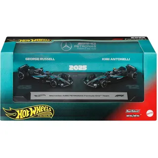 Hot Wheels F1 Racing Premium 2-Pack 1:64, Mercedes