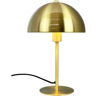 Tischlampe, Tischleuchte, Nachttischlampe, Schreibtischlampe, LED Leselampe, Lyon Messing - Gold