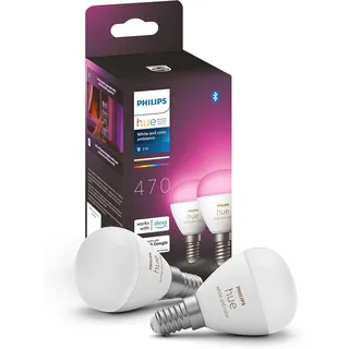 Philips LED-Lampe E14 5W 470 lm dimmbar 2 St.