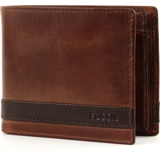 Fossil Geldbörse Quinn Braun ML3653-200 Herren Geldbeutel Leder - Braun