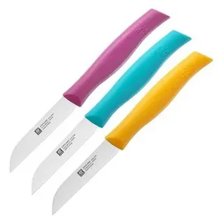 Zwilling Twin Gemüsemesser 8 cm 3-tlg. in gemischten Farben