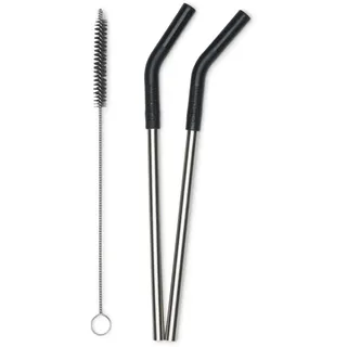 Klean Kanteen Straw Flasche Black One Size