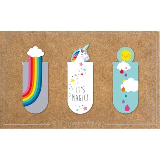 Moses Magnetlesezeichen It's Magic mehrfarbig 3 St.