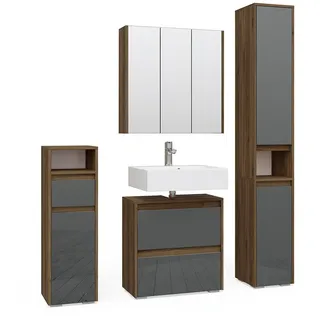 Vicco Badmöbel-Set Majest 4 Teile