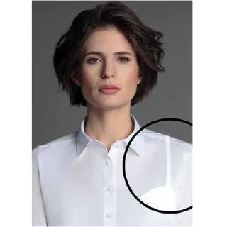 Eterna Bluse Twill Blickdicht Tailliert D708 5008 Gr. 42 weiß