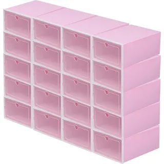 Schuhbox - Aufbewahrungsbox - Faltbar - ABS-Kunststoff - Leicht zu reinigen - Gratfreie Kanten - Für Flur/Garderobe