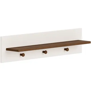 Vipack Wandregal Sezane 80 x 15,5 x 18 cm Clay/Kiefer Nussbaum