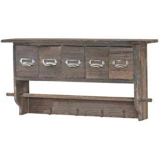 MCW Küchenregal 5 Schubladen 65 x 32 x 13 cm Braun