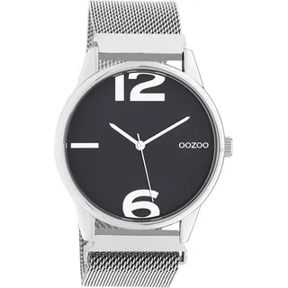 Oozoo Armbanduhr silber Metall Timepieces Damen Analog-Quarzuhr UOC10866 - Silber