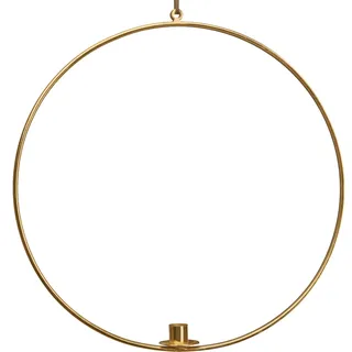 Creativ deco Kerzenhalter hängende Beleuchtung, Höhe ca. 40 cm, goldfarben