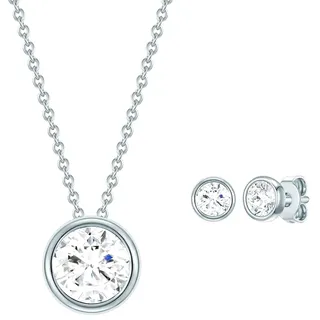 Rafaela Donata - Schmuckset Gelbvergoldet verziert mit Kristallen von Swarovski® Schmuck-Set Damen