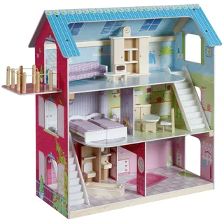 roba Holzpuppenhaus roba mehrfarbig