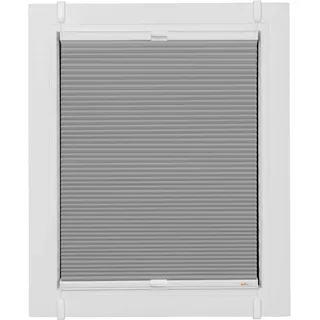 SUNLINES Wabenplissee One Size Style Honeycomb VD 120 x 130 cm grau/weiß