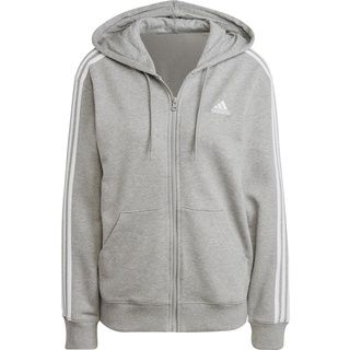 Adidas Essentials 3-Streifen French Terry Regular Kapuzenjacke Medium Grey Heather XL