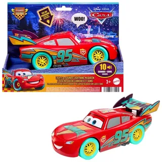 Mattel Spielzeug-Auto Disney Pixar Cars Lightning McQueen" mit Licht und Geräuschen, rot