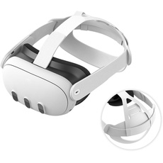 KIWI design Headset Strap Pad Kompatibel mit Quest 3/2 VR-Headset und verbesserte Unterstützung und Reibung Windows 8.1 Weiß mit oculus quest 2