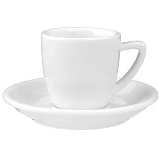 Holst Porzellan CF 008 FA1 Mokka/Espresso-Set Conform 0,06 l mit UTA 111, weiß, 11 x 11 x 6 cm 0.06 l, 6 Einheiten