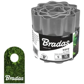 Bradas Rasenkante 9 m x 25 cm grau