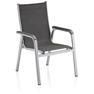Kettler Basic Plus Stapelsessel Aluminium/Outdoorgewebe
