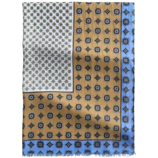 Marc O'Polo Marc OߴPolo mit TENCELTM Lyocell", Damen, Schal Allover-Print leicht, Mehrfarbig (Multi/Pure sand), One Size