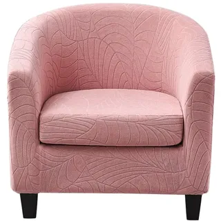 Meigeh Sesselbezug Stretch Sesselschoner 2 Stück Sesselhusse Stretch Sesselüberwurf für Tullsta Stuhl Cocktailsessel Schonbezüge Rosa