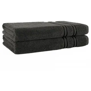 hammetex Duschtuch 70 x 140 cm grau 2 St.
