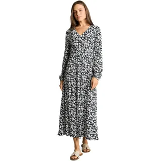 TOM TAILOR Damen Jersey-Kleid in Midi-Länge