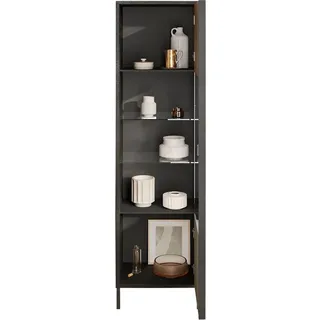 Home Affaire Vitrine »Everest Höhe 203 cm, Standvitrine mit 1 Tür« Hochschrank, Anrichte, Soft/Self Closing, Korpus 22 mm,