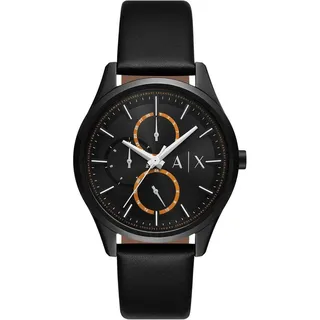 Armani Exchange Watch for Men, Automatic Movement and 46mm Case Size with Stainless Steel, Leather or Silicone Strap