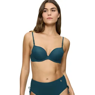 Triumph Summer Twist WHU, Bikini Top Damen, Blau (Secret Lagoon), 40