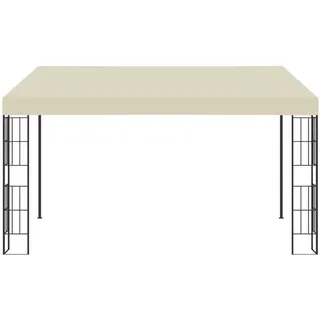 vidaXL Wand-Pavillon 3x4 m Creme Stoff - Creme