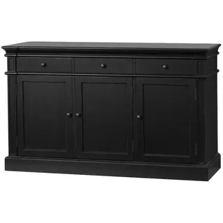 ebuy24 Highboard antik schwarz , Schwarz , Holzwerkstoff , 142x86x45 cm , Kleinmöbel, Kommoden, Sideboards