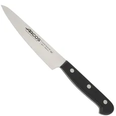 Arcos Serie Universal - Prep Knife Küchenmesser - Klinge Nitrum Edelstahl 140 mm - HandGriff Polyoxymethylen (POM) Farbe Schwarz, 25 x 3 x 1,5 cm