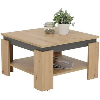 Hela Couchtisch Tim grau Eiche 68 x 41 x 68 cm