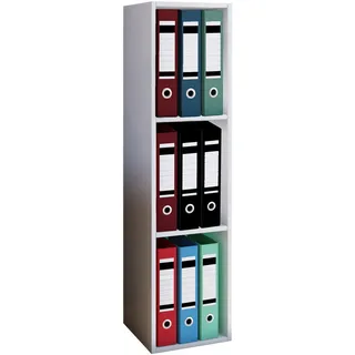 VCM Offas Aktenregal 34 x 29 x 107 cm weiß