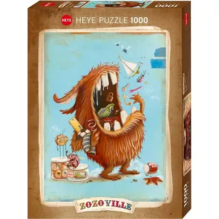 Heye Puzzle "Omnivore/ Zozoville" Made in Germany, bunt