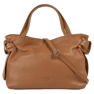 Samantha look Henkeltasche Leder Brown