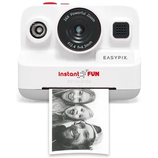 Easypix InstantFUN Digitale Sofortbildkamera Weiß