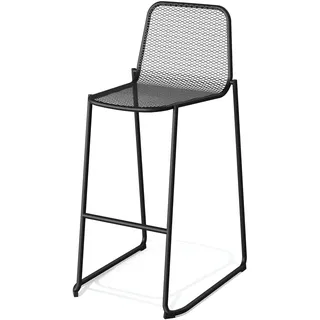 Essentials Mase Barhocker Metall stapelbar – Schwarz