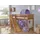 Hochbett Ekki 90 x 200 cm Buche massiv lila