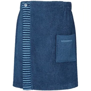SCHIESSER Rom Saunakilt 55 x 150 cm blau