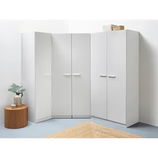 INOSIGN Schrank-Set »Kleiderschrank Schrank Garderobe Wäscheschrank VANDOR«, 5-türig mit viel Stauraum, Schränke einzeln stellbar MADE IN GERMANY, weiß