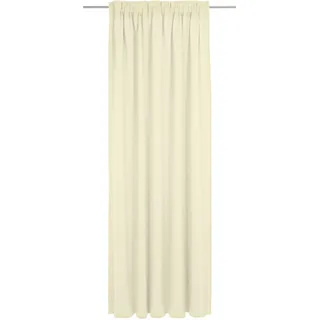 Vorhang WIRTH "Sunday" Gr. 5, beige (creme), B:141cm H:255cm, Jacquard, Baumwolle, Polyester, Gardinen, Vorhang, nach Maß