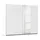 Schwebetürenschrank Kronach 261 x 210 x 59 cm Weiß