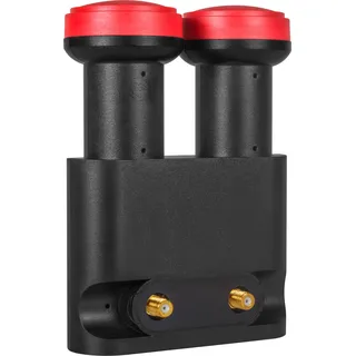 Megasat Diavolo Twin LNB 40mm), LNB, Schwarz, Rot