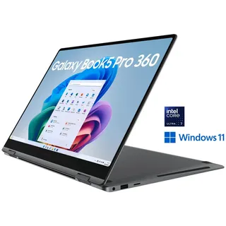Galaxy Book5 Pro 360 16" Core Ultra 7 256V 16 GB RAM 1 TB SSD Moonstone Gray