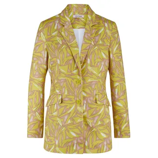 Alba Moda Jackenblazer "Blazer Blazer mit grafischem Print", beige, limette