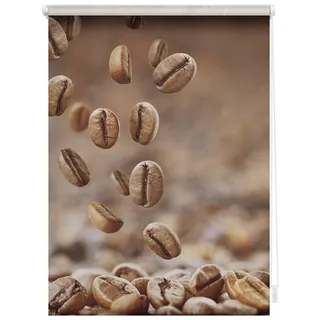 Lichtblick ORIGINAL Seitenzugrollo »Rollo Klemmfix, ohne Bohren, blickdicht, Kaffee - Braun« blickdicht Blendschutz Sichtschutz freihängend, braun